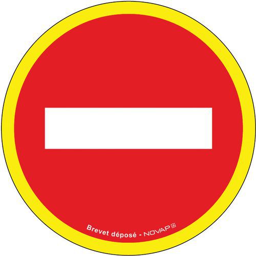 Painel de proibição de alta visibilidade – Sentido proibido – Rígido – Novap
