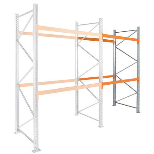 Estante de paletes Easy-Rack – acabamento galvanizado – Manorga