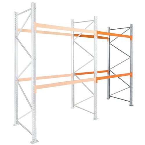 Estante de paletes Easy-Rack – acabamento galvanizado – Manorga