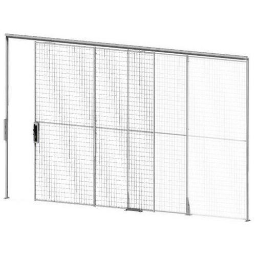 Divisória gradeada modular - Porta