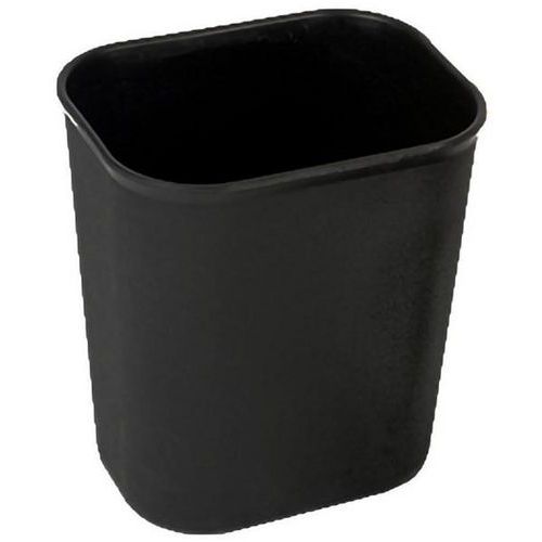 Cesto de lixo retangular – preto – Probbax
