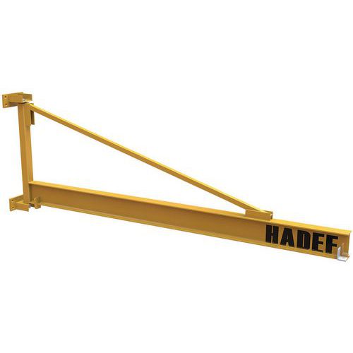 Grua mural triangular – capacidade de 250 a 2000 kg – HADEF