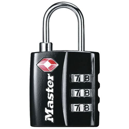 Cadeado com combinação programável para bagagens TSA Masterlock - De raat