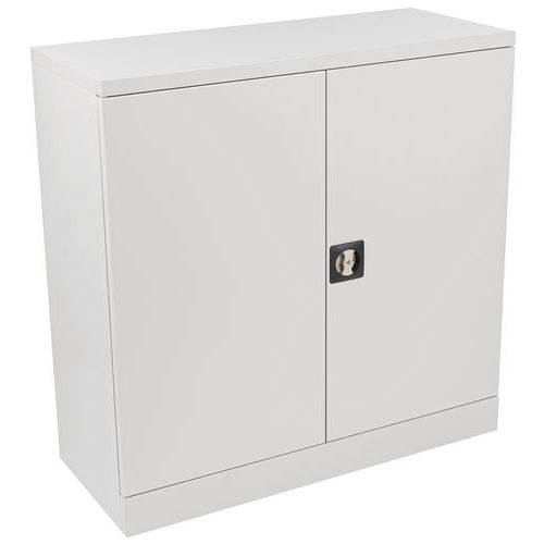 Armário baixo com portas rebatíveis para montar – largura 100 cm - Manutan Expert