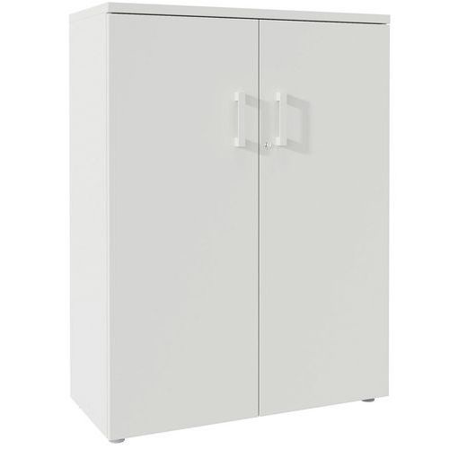 Armário de arquivo com portas rebatíveis de 133 cm de altura