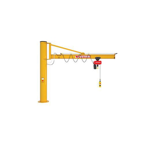 Grua giratória triangular – capacidade de 250 a 1000 kg – Vetter