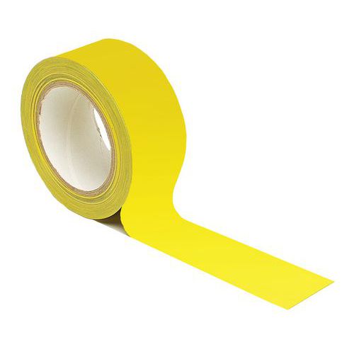 Fita adesiva de marcação do pavimento para distanciamento social – amarelo