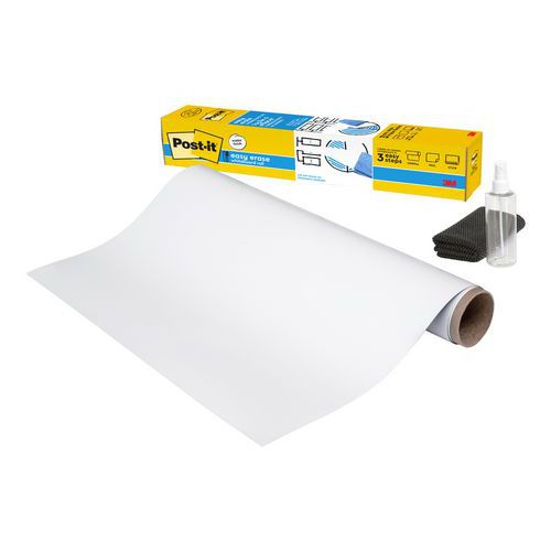Quadro branco em rolo Post-it® Easy Erase Whiteboard – Post-it