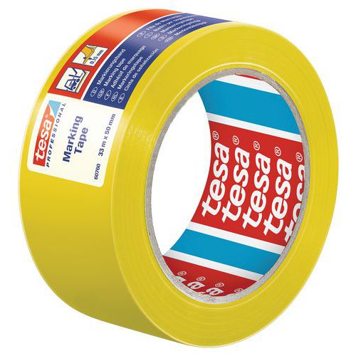 Fita adesiva em PVC plastificado para marcação temporária do pavimento 60760 – tesa