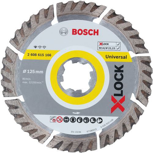 Discos de corte diamantados X-lock Standard for Universal – Bosch