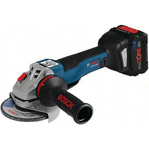 Rebarbadora angular GWS 18 V – 10 pçs com 2 baterias, 5,0 Ah L-Boxx Rebarbadora angular GWS 18 V – 10 pçs com 2 baterias, 5,0 Ah L-Boxx
