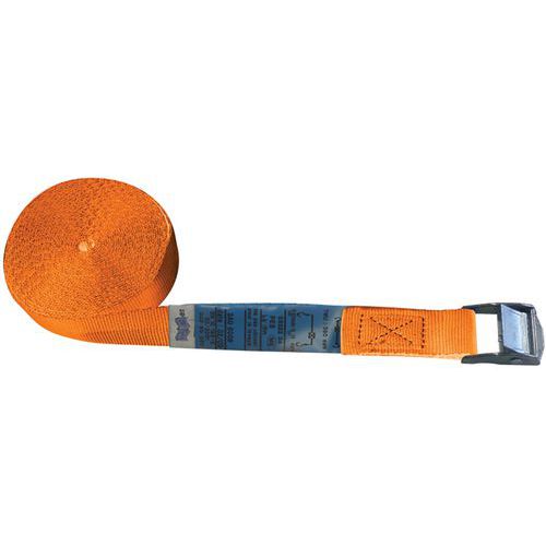 Correia de estiva com fivelas – TMU: 125 kg Correia de estiva com fivelas – TMU: 125 kg