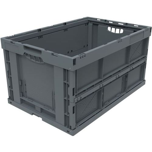 Caixa dobrável reciclada – 400 a 600 mm de comprimento – 20 a 61 L