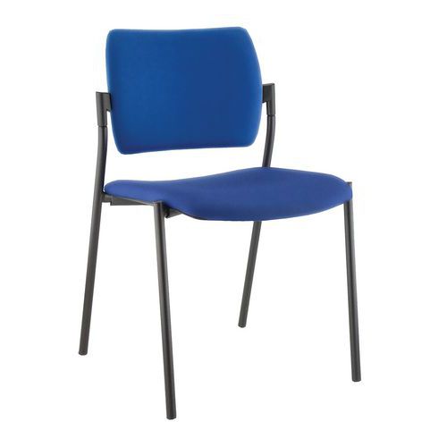 Cadeira com 4 pés fixos sem braços de apoio Amets – conjunto de 3 – Sokoa