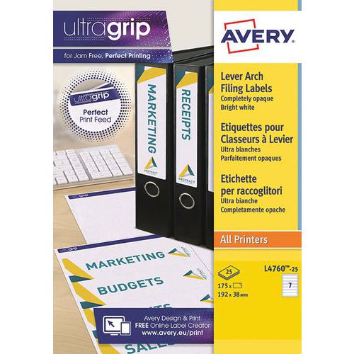 Etiqueta branca para lombada de pasta de arquivo Etiqueta branca para lombada de pasta de arquivo