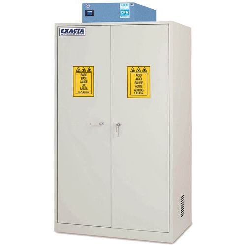 Armário de segurança com filtração integrada – porta integral de parede dupla – Exacta