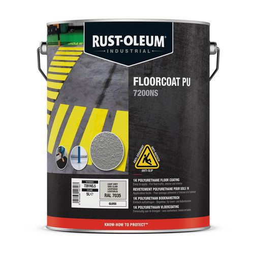 Tinta antiderrapante 7200NS Floorcoat PU – Rust-Oleum