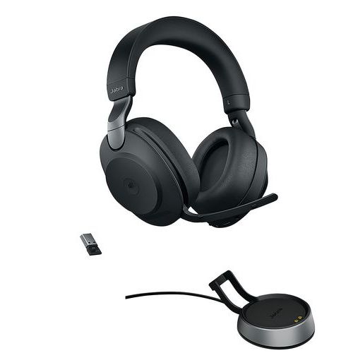 Auscultadores com fios JABRA Evolve2 85 UC Duo USB-A Link 380a