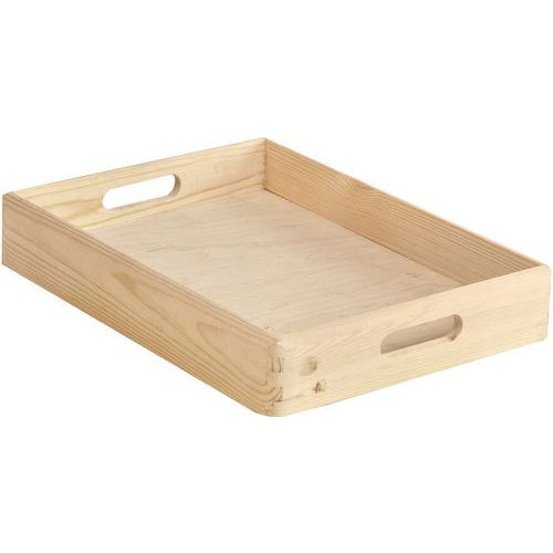 Caixa de arrumação em madeira – Comprimento de 200 e 600 mm