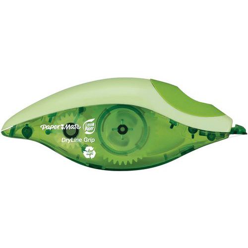 Fita corretora Dryline Grip Recycled verde – embalagem de 12