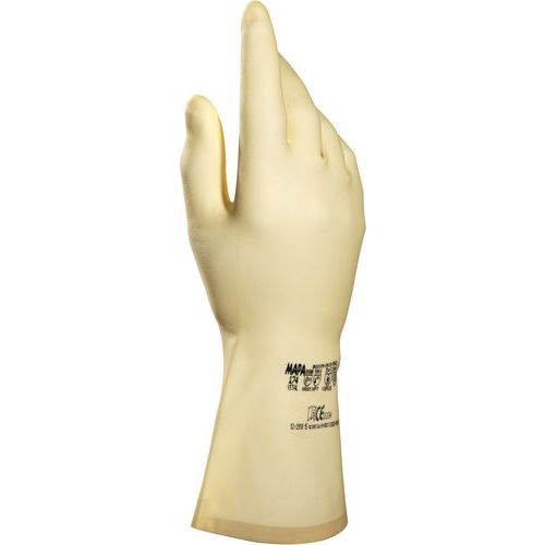 Luvas impermeáveis em látex – Blond Vital 174 – Mapa Professional