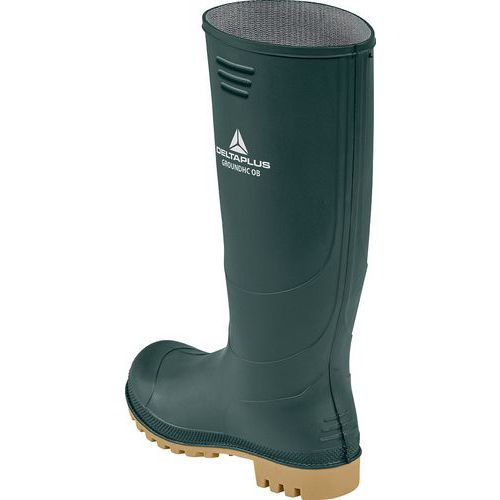 Botas de trabalho em PVC Groundhc OB SRA – Deltaplus