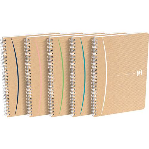 Caderno reciclado sortido Touareg – 148x210 – 180 pág./90 g – Oxford