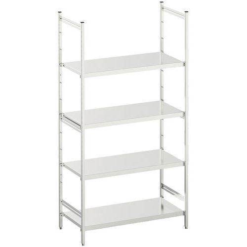 Estante médica em inox Norme 5 – Prateleira integral - Hupfer