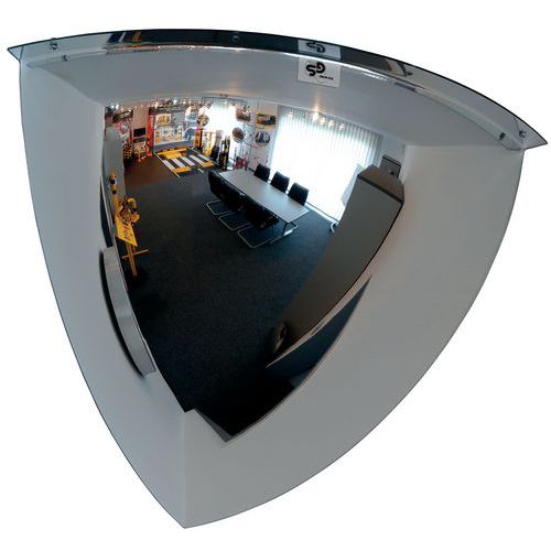 Espelho de vigilância, cúpula de 90° – Dancop Espelho de vigilância, cúpula de 90° – Dancop