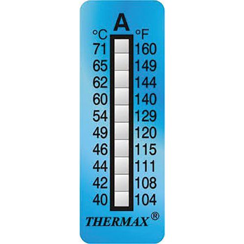 Indicador irreversível - Thermax 10 temperaturas