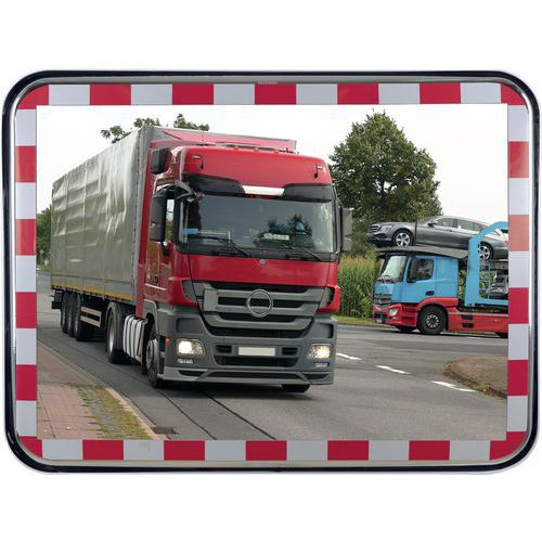 Espelho rodoviário multiusos UNI SIG – com faixas refletoras – Dancop