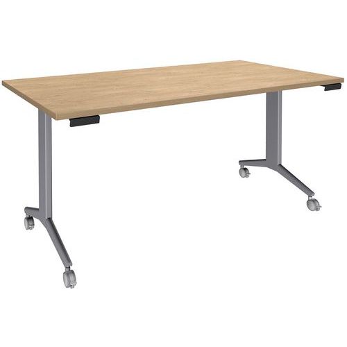 Mesa Idora – 160 x 80 cm – Pés em alumínio