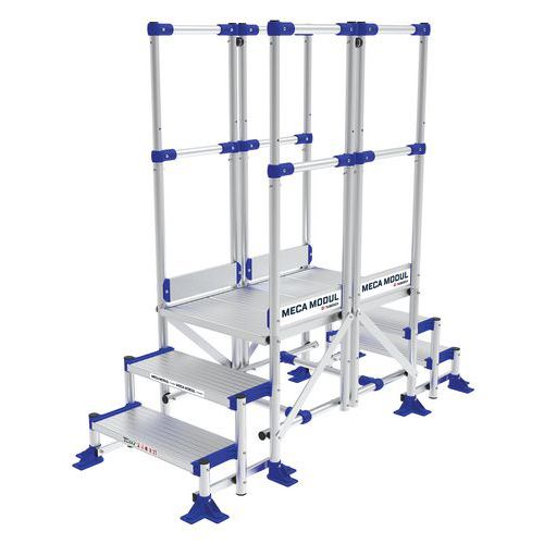 Passadiço fixo Meca Modul – 2 balaustrada de segurança – Tubesca-Comabi