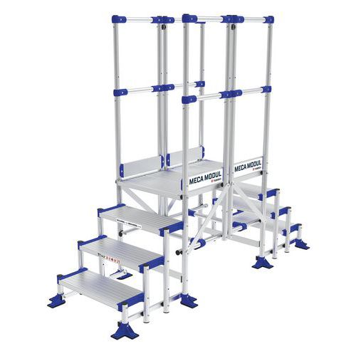 Passadiço fixo Meca Modul – 2 balaustrada de segurança – Tubesca-Comabi