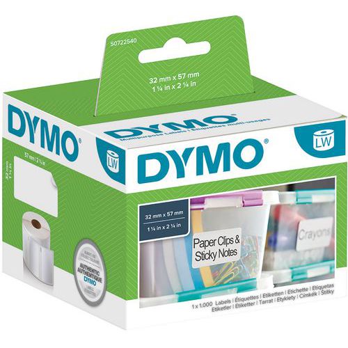 Etiquetas adesivas polivalentes LabelWriter – Papel branco – Dymo