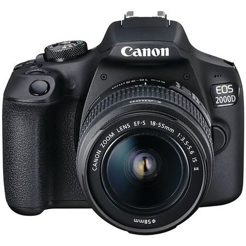 Máquina fotográfica Reflex EOS 2000D + EF-S 18-55 IS II – Canon