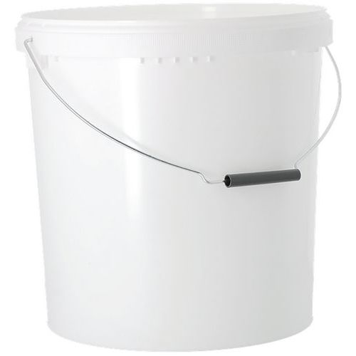 Balde de plástico – Branco – 17 a 20 L Balde de plástico – Branco – 17 a 20 L