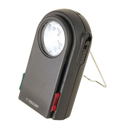 Lanterna de bolso de 3 LED com filtros coloridos e botão morse – Velamp