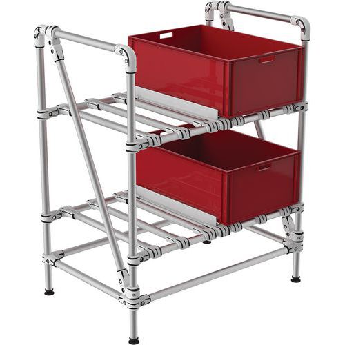 Mini-rack de armazenamento tubular – Trilogiq