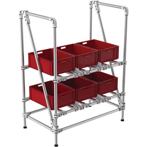 Mini-rack de armazenamento tubular – Trilogiq