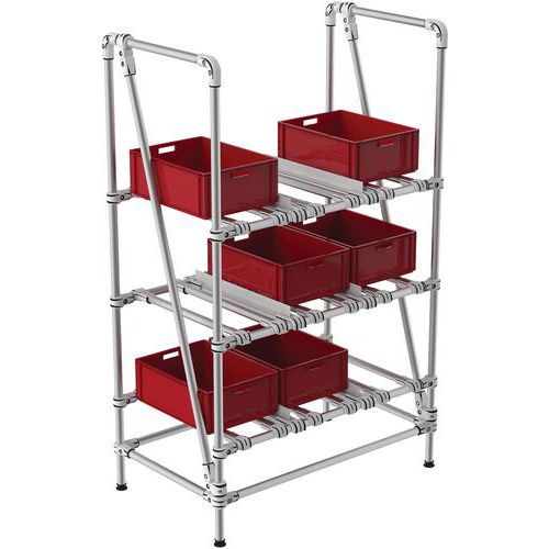 Mini-rack de armazenamento tubular – Trilogiq