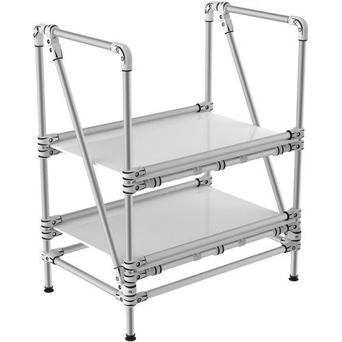 Estante individual com rebordo antiqueda – Trilogiq