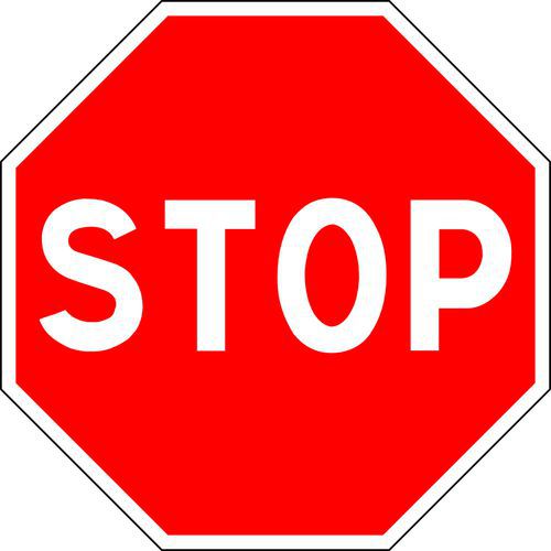 Painel de sinalização AB4 Stop – Kelias