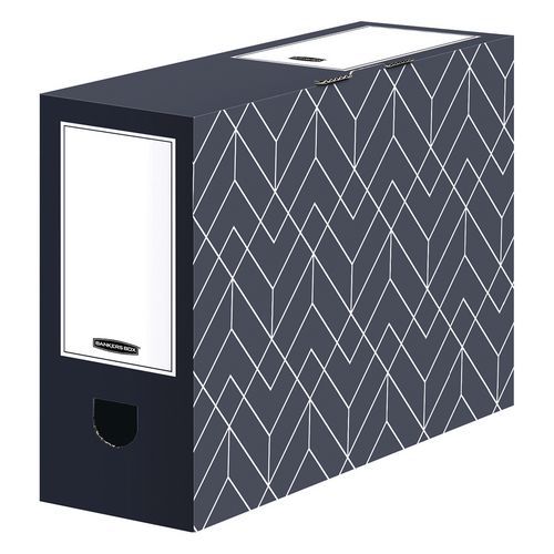 Caixa de arquivo Déco – lombada de 100 mm de largura – Bankers Box Caixa de arquivo Déco – lombada de 100 mm de largura – Bankers Box