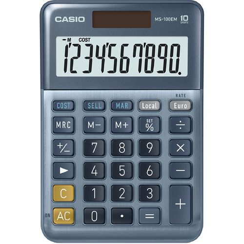 Calculadora de escritório Casio MS-100EM