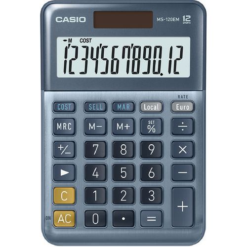 Calculadora de escritório Casio MS-120EM
