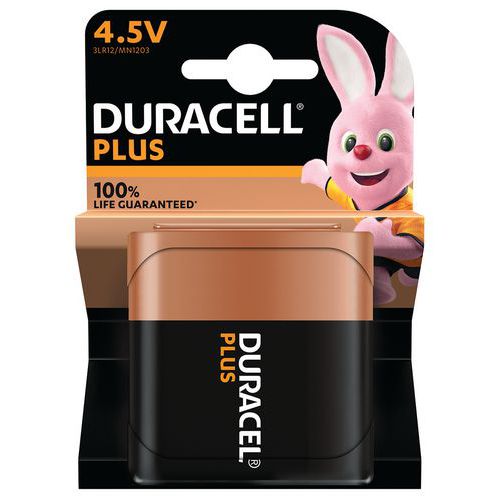 Pilha alcalina de 4,5 V Plus 100% – 1 unidade – Duracell