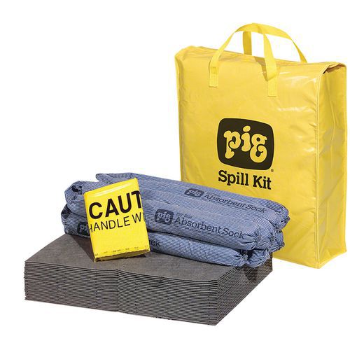 Kit de absorventes portátil para líquidos não agressivos – New Pig