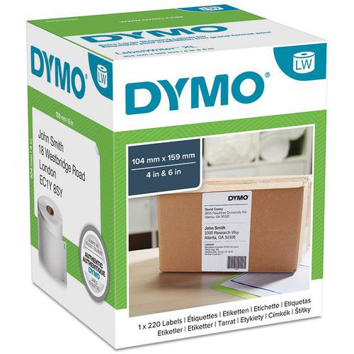 Etiqueta para a Dymo LabelWriter 4XL