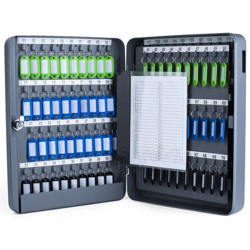 Armários com chave – cinzento-escuro mate – Pavo